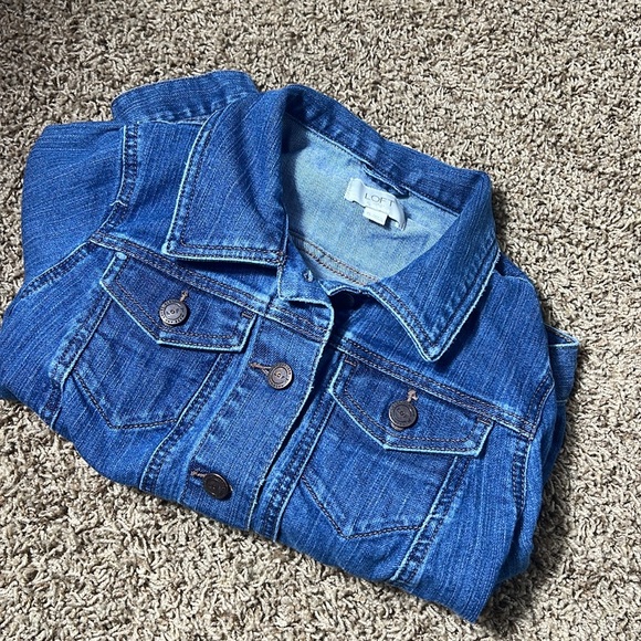 Loft Outlet Jean Jacket Size XS - Picture 9 of 9